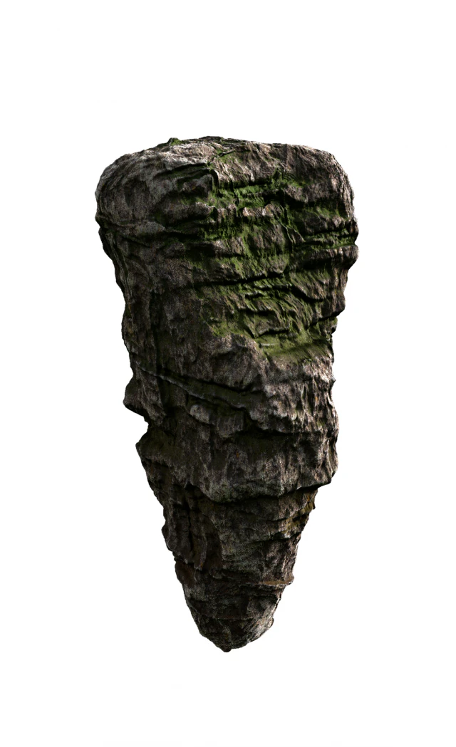 rock 3D Model .c4d .max .obj .3ds .fbx .stl .blend 