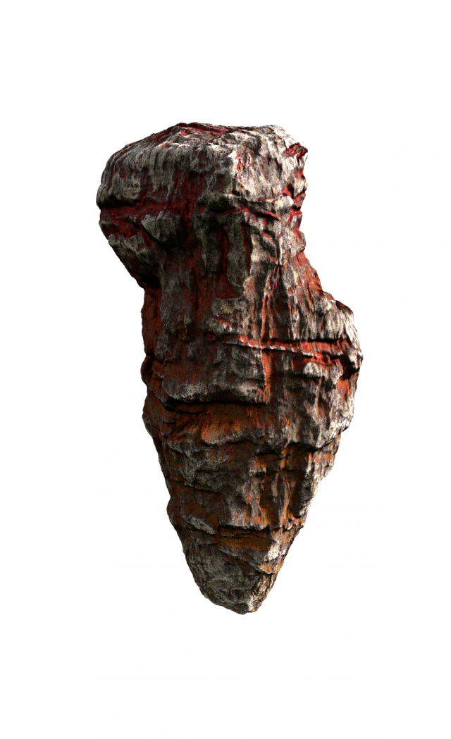 rock red Modelo 3D .c4d .max .obj .3ds .fbx .stl .blend 
