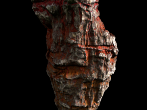 rock red Modelo 3D
