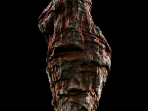 록 레드 3D 모델