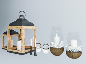 herstal candle 3D Модель