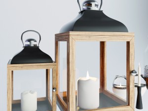 herstal candle 3D Модель