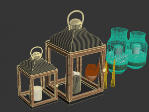 herstal candle 3D Модель
