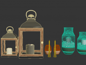 herstal candle 3D Модель