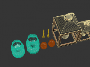 herstal candle 3D Модель