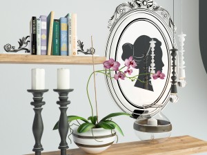 classic decoration set 3D Модель