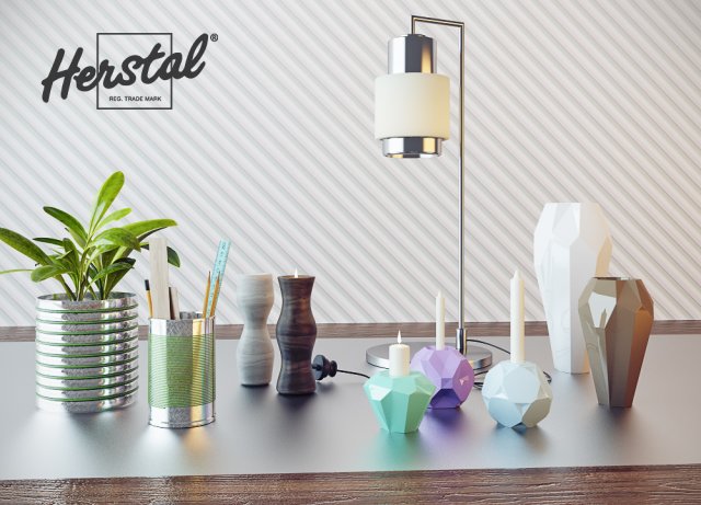 herstal decor set 3D Model .c4d .max .obj .3ds .fbx .stl .blend 