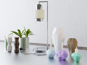 herstal decor set 3D Model