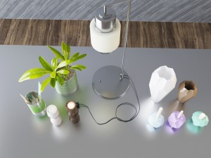 herstal decor set 3D Model