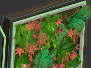 fytowall with slope Modelo 3D