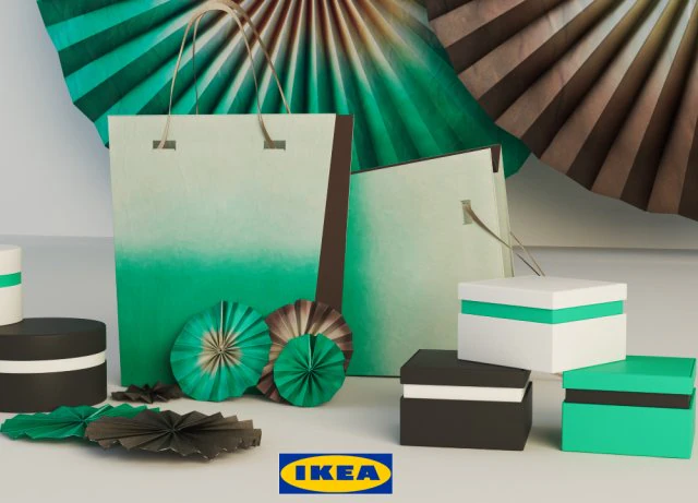 ikea paper decorations 3D Model .c4d .max .obj .3ds .fbx .stl .blend 