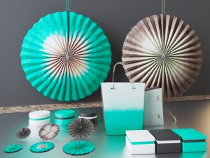 ikea paper decorations Model 3D