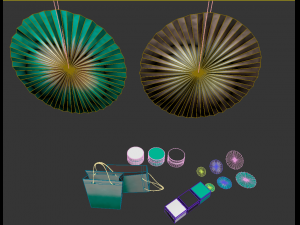 ikea paper decorations Model 3D