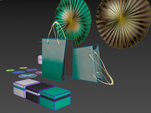ikea paper decorations Model 3D