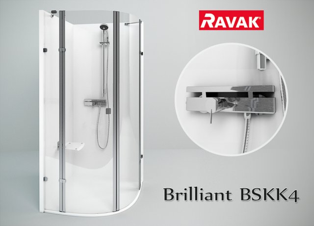 ravak brilliant bskk4 Model 3D .c4d .max .obj .3ds .fbx .stl .blend 