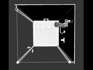 ravak elegance eskr2 3D Model