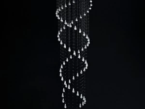 best-light kaskad 1x527-12 chrome led 3D Model