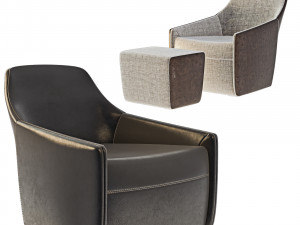 walter knoll foster 520 armchair 3D Model