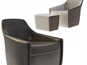 walter knoll foster 520 armchair 3D Model