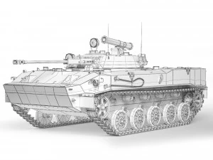 BMD-3 Bakhcha 1990 3D Model
