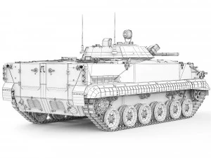 BMP 3 1987 3D Model