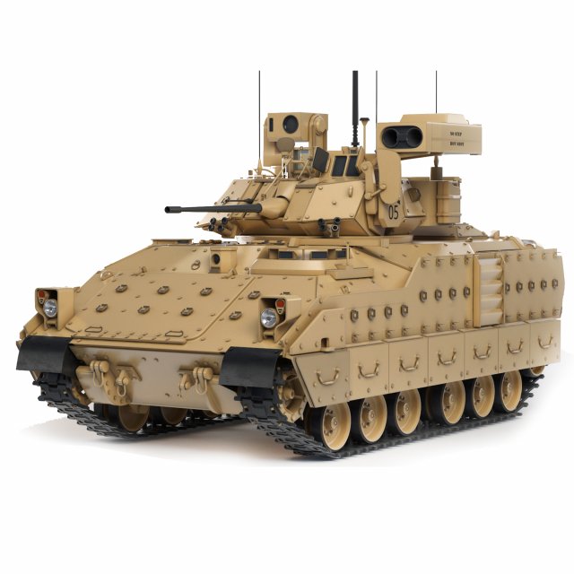 BMP Bradley M2A3 2005 3D मॉडल .c4d .max .obj .3ds .fbx .stl .blend 