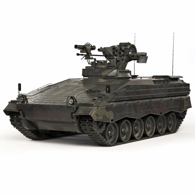 BMP Marder 1A3 1989 3D Model .c4d .max .obj .3ds .fbx .stl .blend 