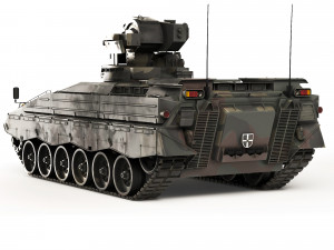 BMP Marder 1A3 1989 Model 3D