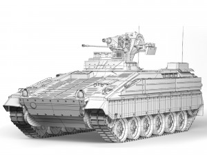BMP Marder 1A5 2020 3D मॉडल