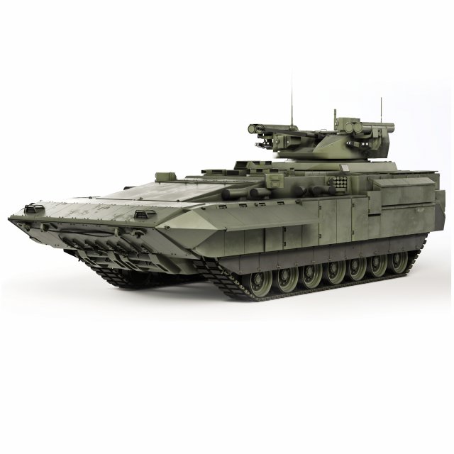 BMP T-15 Armata 2015 3Dモデル .c4d .max .obj .3ds .fbx .stl .blend 