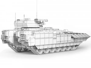 BMP T-15 Armata 2015 3D Model