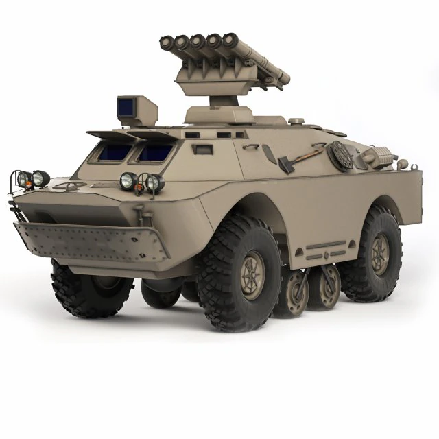 BRDM-2 9P148 Konkurs 1978 3D Model .c4d .max .obj .3ds .fbx .stl .blend 