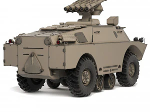 BRDM-2 9P148 Konkurs 1978 3D Model