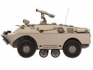 BRDM-2 9P148 Konkurs 1978 Modelo 3D