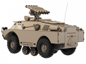 BRDM-2 9P148 Konkurs 1978 Modelo 3D
