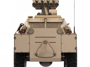BRDM-2 9P148 Konkurs 1978 3D Model
