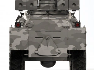 BRDM-2 9K31 Strela-1 1968 3D Model