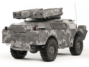 BRDM-2 9K31 Strela-1 1968 3D Model