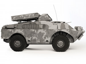 BRDM-2 9K31 Strela-1 1968 3D Model