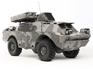 BRDM-2 9K31 Strela-1 1968 3D Model