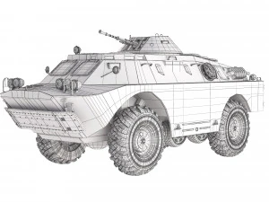 BRDM-2 1964 3D Model
