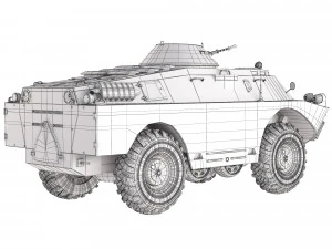 BRDM-2 1964 3D Model