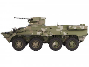 BTR 3E 2002 3D 모델