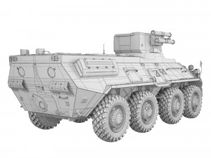 BTR 3E 2002 3D 모델
