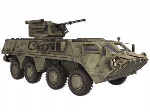 BTR 4E Bucephalus 2011 3Dモデル