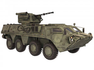 BTR 4E Bucephalus 2011 Model 3D