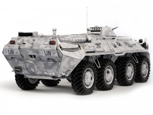 BTR 80 1985 3D Модель