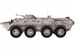 BTR 80 1985 3D Модель