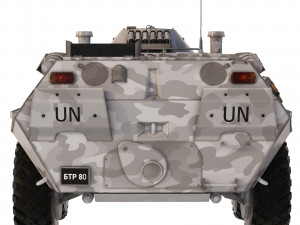 BTR 80 1985 3D Модель