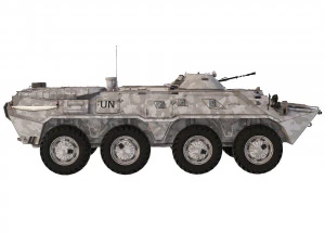 BTR 80 1985 3D Model